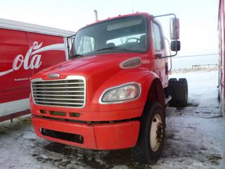 2005 Freightliner Business Class M2 Truck Tractor c/w Mercedes Benz Engine, 7 Speed, GVWR 15,734 KG, 295/75R22.5 Tires, Air Ride, VIN 1FUBC4DJ45HU09923 *Note: No Key, Parts Only, Trademark Logo Will Be Covered up/Removed* (Dead Row)