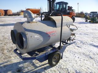 Frost Fighter Ice Portable Construction Heater, Model 350 LP/NG c/w LP/NG Capability, Max Input 350,000, 4.80x3.00 Tires, SN 100ZEpN *Note: Working Condition Unknown* (Row 2)