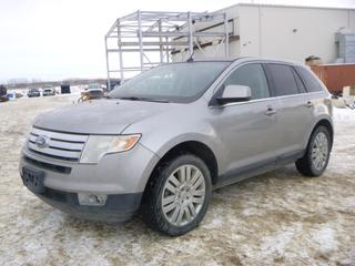 2008 Ford Edge Limited c/w 3.5L, A/T, A/C, Fully Loaded, Leather, Power Sunroof, Showing 189,168 Kms, 111 In. W/B, 245/80R20, Keyless Entry, VIN 2FMDK49CX8BB25545 *Note: Out of Province (SK)*