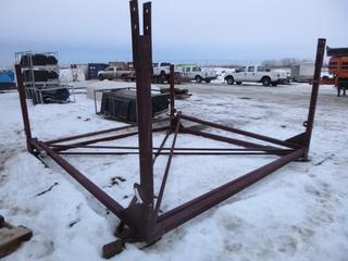 Custom Metal Stand For Monroe Spreader, 120 In. x 127 In. x 123 In. (E. Warehouse)