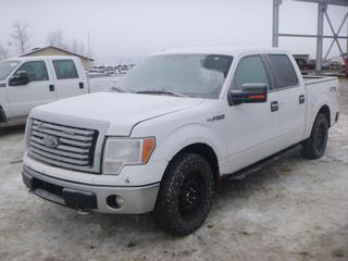 2012 Ford F-150 XLT XTR 4X4 Crew Cab c/w 5.0L, A/T, A/C, Showing 276,893 Kms, 6 Ft. Box, Running Boards, 275/65R18 Tires At 60%, VIN 1FTFW1EF5CFA61910, Unit 6110  *Note: Runs, Need Repairs*