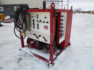 Hydraulic Power Pack w/ 326T Type Engine, Phase 3, 60 Hz, 230 / 460V (N. Fence)