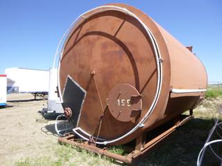 1984 GLM Tank and Equipment Ltd 400 BBL Skid Mounted Tank. SN B4106 *NOTE: Contains Some Tar* (E. Fence)