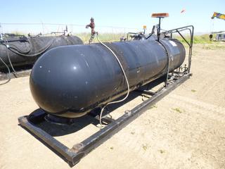 Skid Mounted Cold Pour Tar Tank, SN C003075, 094488 (North Fence)