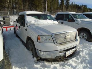 2007 Ford F-150 XLT 4x4 Crew Cab Pickup C/w V8, A/T VIN 1FTRW14W97FA48436 *NOTE PARTS ONLY, LOAD OUT BY APPOINTMENT ONLY JANUARY 6 & 7, 2021, LOCATED @ COAL VALLEY MINE Contact Bruce Bernard 587-646-3463 for Inquiries/Load Out* (PL#371)