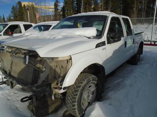 2012 Ford F-350 XL 4x4 Crew Cab C/w 6.2L V8, A/T VIN 1FT8W3B6XCEA18646 *NOTE PARTS ONLY, LOAD OUT BY APPOINTMENT ONLY JANUARY 6 & 7, 2021, LOCATED @ COAL VALLEY MINE Contact Bruce Bernard 587-646-3463 for Inquiries/Load Out* (PL#374)