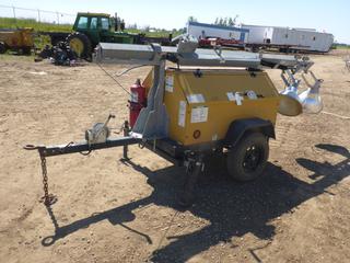 2011 Terex RL4000 6KW Light Tower C/w 3 Cyl. Kubota, Pancake Gen, EPA, 2 Lights, Fire Ext., Showing 5,308 Hours. VIN 4ZJSL1416B1000524  *NOTE: Jack Stand Broken*, (Row 1)