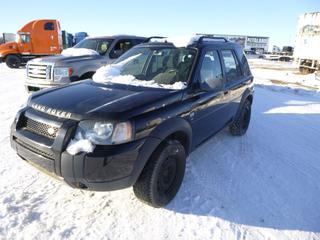 2004 Land Rover Freelander SUV C/w V6, A/T Showing 104864 kms VIN SALNY22254A299521 * NOTE Engine Misfire, Requires Repairs, Asset Located @ 21122 TWP RD 582, Redwater AB Call Connor Tighe 780-218-4493 for Viewing/Load Out*