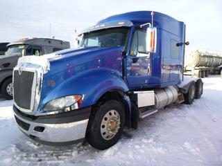 2012 International Prostar T/A Sleeper Truck Tractor C/w MaxxForce, 18spd, 40,000 lb Rears Showing 574,743kms. VIN 3HSDLSMR4CN602738 *NOTE Not Running, Requires Repairs, Asset Located @ 21122 TWP RD 582, Redwater AB Call Connor Tighe 780-218-4493 for Viewing/Load Out*