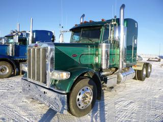 2010 Peterbilt 388 T/A Sleeper Truck Tractor C/w Cummins ISX455ST, 38,000 lb Rears Showing 1,559,751 kms 26,283 hrs VIN1XPWD49X4AD105588 *NOTE Will Be Sold With Active CVIP(As Per Owner) Asset Located @ 21122 TWP RD 582, Redwater AB Call Connor Tighe 780-218-4493 for Viewing/Load Out* ** Work Orders Attached**