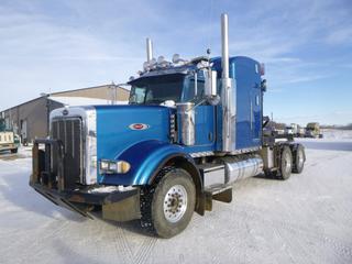 2006 Peterbilt 357 T/A Sleeper Winch Tractor C/w CAT C15 625hp, 18 spd, Wet Kit, Hydraulic Winch, 46,000 lb Rears, Showing 1,010,297 kms 24,691 hrs VIN 1XPADB0X86D897294 *NOTE Per Owner Engine Overhauled 100,000 kms ago, Will Be Sold With Active CVIP (As Per Owner) Asset Located @ 21122 TWP RD 582, Redwater AB Call Connor Tighe 780-218-4493 for Viewing/Load Out* **Work Orders Attached**