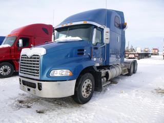 2013 Mack CXU613 T/A Sleeper Truck Tractor C/w MP8, Air Ride Susp, 40,000 lb rears. Showing 1,194,928kms. VIN 1M1AW07Y1DM034185 *NOTE Will Be Sold With Active CVIP(As Per Owner) Asset Located @ 21122 TWP RD 582, Redwater AB Call Connor Tighe 780-218-4493 for Viewing/Load Out*