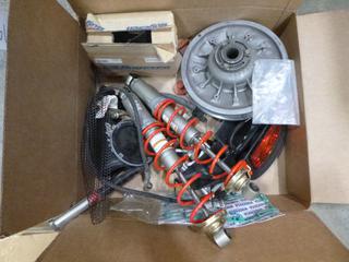 Assorted Factory Parts for 2007 REV Snowmobile: Secondary Clutch, Shocks, Ski Rods, Handle Bars (C1)