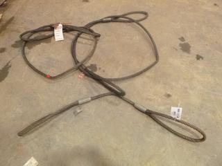 (3) Cable Sling for Lifting, *NOTE: Not Certified and All Are Kinked* (Row 2)