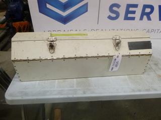 30 In. x 9 1/4 In. x 9 1/2 In. Metal Tool Box (L-1-3)