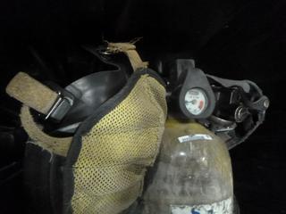 MSA Scuba Tank with 45 Minute Tank, Voice Amplifier, and Heads Up Display Alarm (D1)