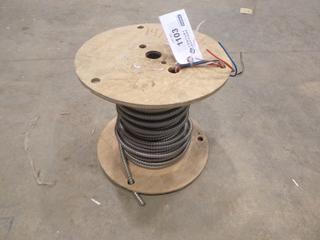 Spool of 4 c/14 AWG BX Cable, *NOTE: Length Unknown* (V-1-1)