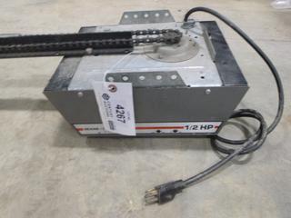 (1) Sears Automatic Door Opener, 120 V, 5.0 A, 60 Hz, Model 139.186006, SN 2389A0100 (V-1-1)