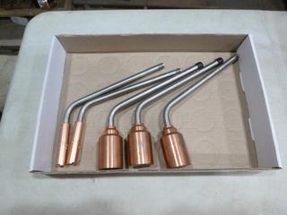 Qty of Heavy Duty Heating Tips: (3) MPH HD-5, (2) 2240-1H (E2)