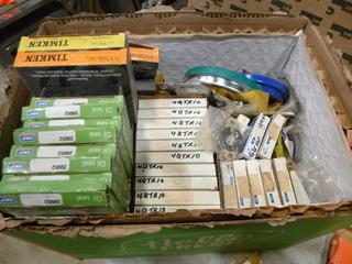 Qty of Parts: Assorted Seals, Various Belts, Assorted Brands, (1) Pack of Hasting Filters (E1)