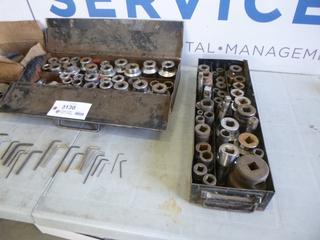 Misc. Tools: Various Impact and Regular Sockets, from 1/4 In. to 3/4 In., Hose Repair Kit, Various Allen Keys and Sizes, (T-1-1)