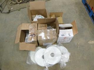Assortment of Gaskets, Fiberglass Drop Warp Tape and Nuts (K-3-1)