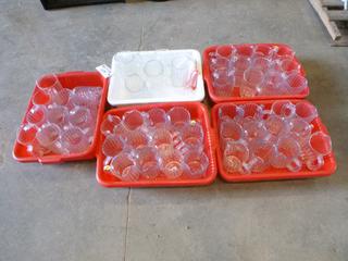 Qty of Water Pitchers c/w Plastic Tubs (X-4-2)