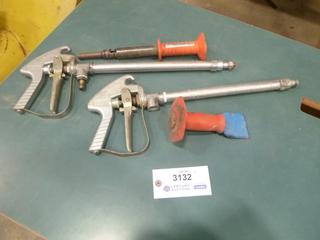 (2) Power Spray Guns, (1) Remington Powder Actuated Tool, (1) Chisel, (B-2)