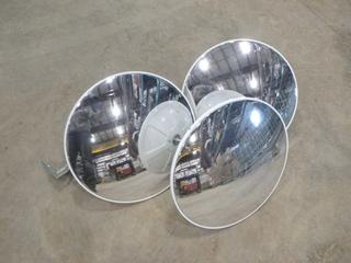 (3) Security Mirrors with Attached Mounting Bracket (O-3-3)