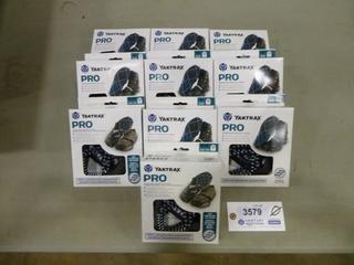 (10 Pairs) Yaktrax Pro Winter Traction Aids, Size Small, (F-1)