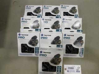 (10 Pairs) Yaktrax Pro Winter Traction Aids, Size Small, (F-1)