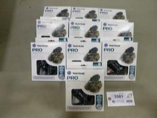 (10 Pairs) Yaktrax Pro Winter Traction Aids, Size Small, (F-1)
