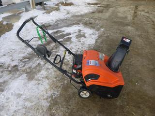 Ariens 21 In. Snow Blower with 208 cc Engine, Model 938033, SN 010297,  *Note: Engine Turns Over, Broken Chute* (Row 3)