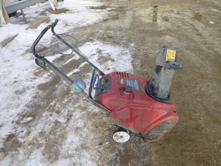 Toro 21 In. Snow Blower with 163 cc OHV 4-Cycle Engine, Model 38459 *Note: Engine Turns Over* (Row 3)