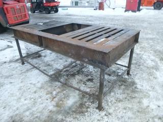 Heavy Duty Welding Table, 8 Ft. x 4 Ft. x 3 Ft. (Row 4)