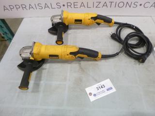 (2) DeWalt 5 In. Angle Grinders (D2)
