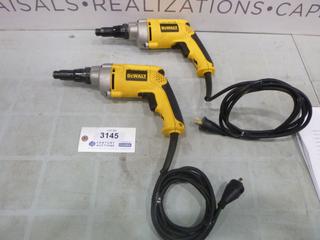 (2) DeWalt Screw Guns (E1)