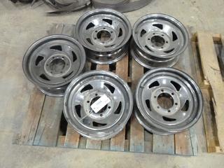 (5) Steel Rims 5.5 In. Bolt Circle, 15 In. x 6 In. x 6 Bolt (Row 2)