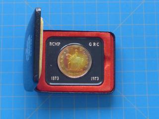 1973 Canadian Silver Dollar, 1873-1973 RCMP Centennial