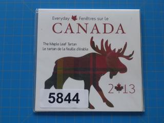 2013 Canadian 50-Cent Everyday Canada: The Maple Leaf Tartan - Commemorative Coin Gift Set