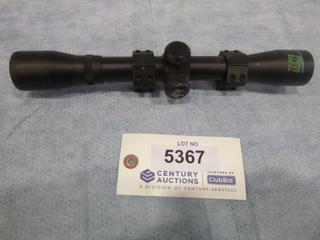 Scorpion Optics Scope,  4 x 32 with Mounts, 29.5 cm Length (Upstairs)