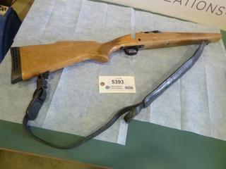 Wooden Rifle Stock, * Note: Unknown Make and Caliber*, c/w Winchester Shoulder Sling (Upstairs)