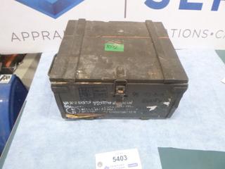 Military Wooden Ammunition Box (Upstairs)