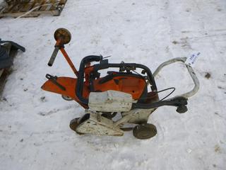 Stihl Concrete Saw with Carrier, Model TS500I *Note: Engine Turns Over* (Row 3)