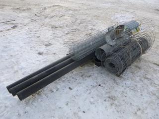 Assortment of Culvert Pieces, PVC & Fencing (Row 2)