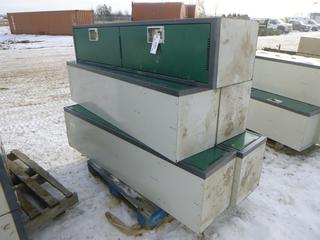 (5) Lockers, 15 In. x 18 In. x 72 In., (3) Double Tier, (2) Single Tier (Row 2)