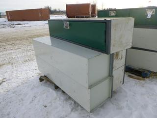 (5) Lockers, 15 In. x 18 In. x 72 In., (4) Double Tier, (1) Single Tier (Row 2)