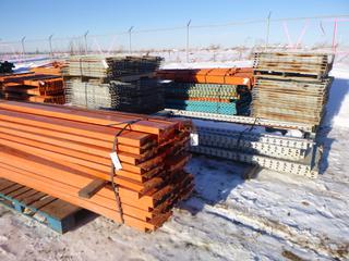 Qty of Pallet Racking with Load Bars and Mesh Decking (N. Fence)