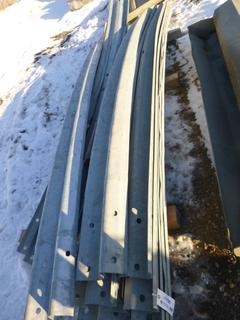 (13) Pieces of 12 Ft. 6 In. W-Beam Guard Rail (N. Fence)