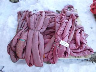Assortment of Round Slings, 10 and 12 Ft. 32,000 lbs. (Row 5)